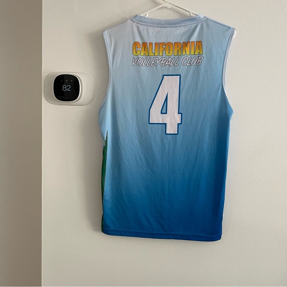 Slunks California Volleyball Club Blue Jersey size medium